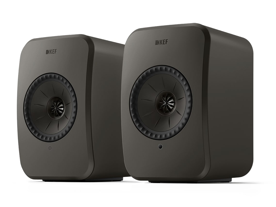KEF - LSX II LT HDMI ARC, Wi-Fi, Bluetooth Speakers - Graphite Grey