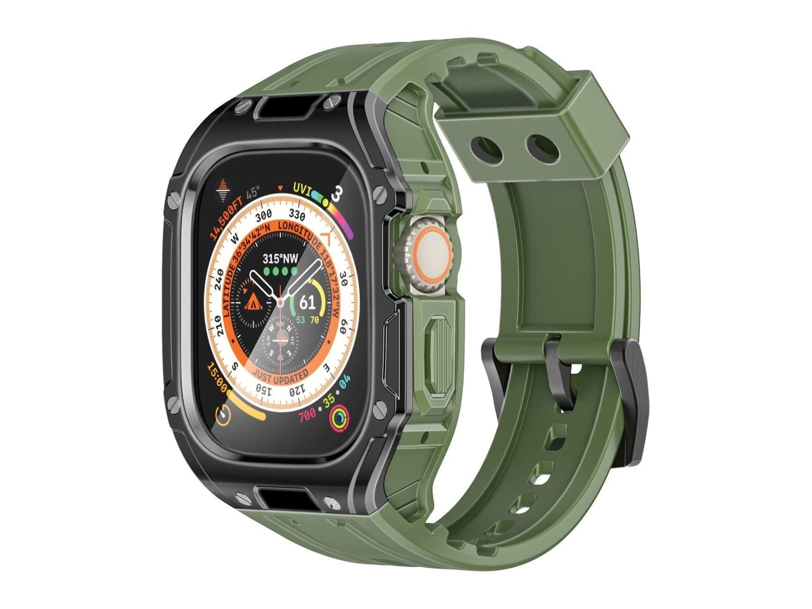 Promate - CaseBand Watch Bands - Midnight Green