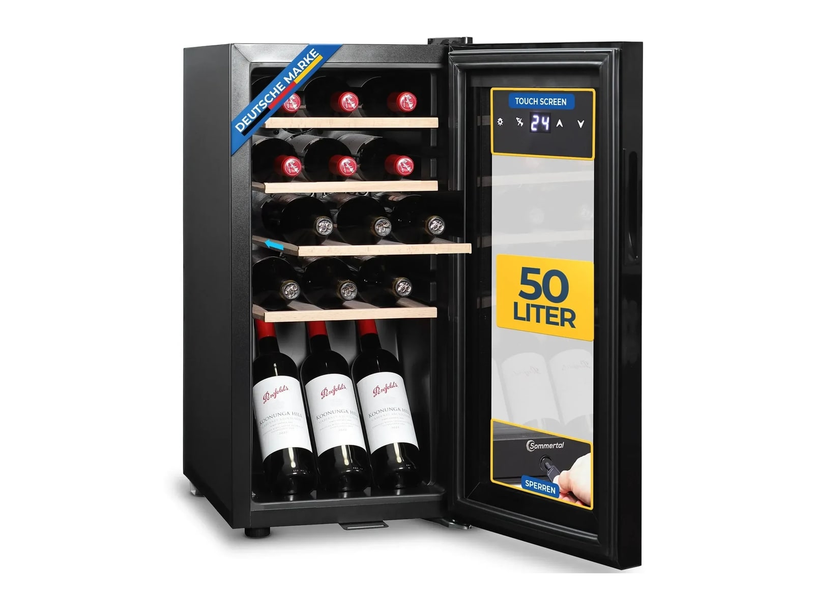 Sommertal - WK50 Black Wine Coolers