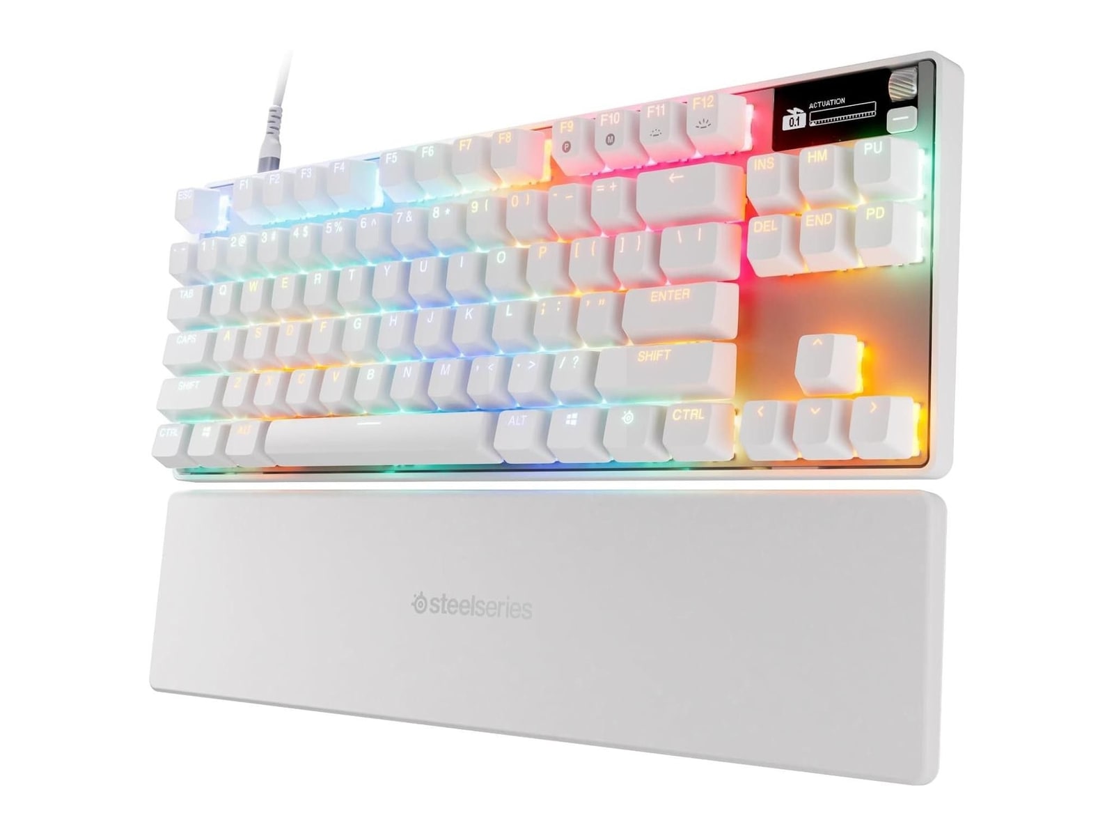 SteelSeries - Apex Pro TKL Gen 3 Mechanical Keyboards - White