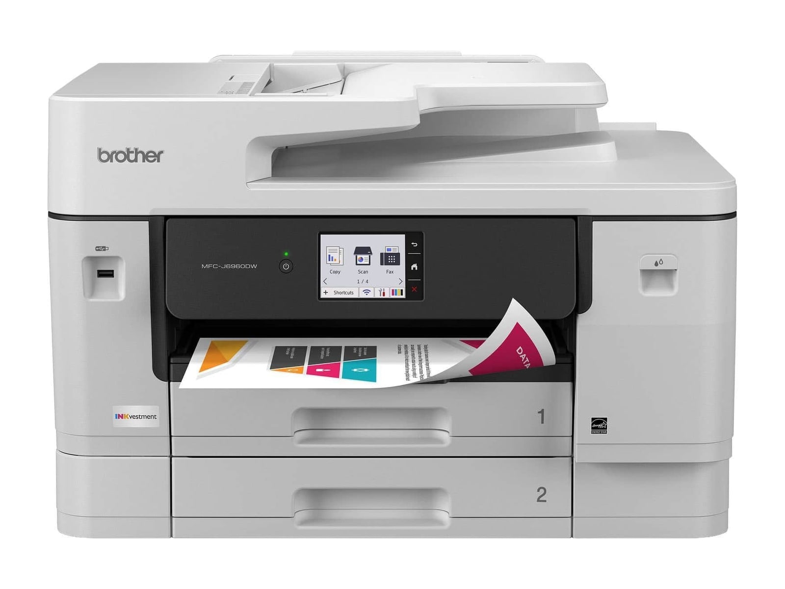 Brother - MFC-J6960DW Wi-Fi Printers - Gray