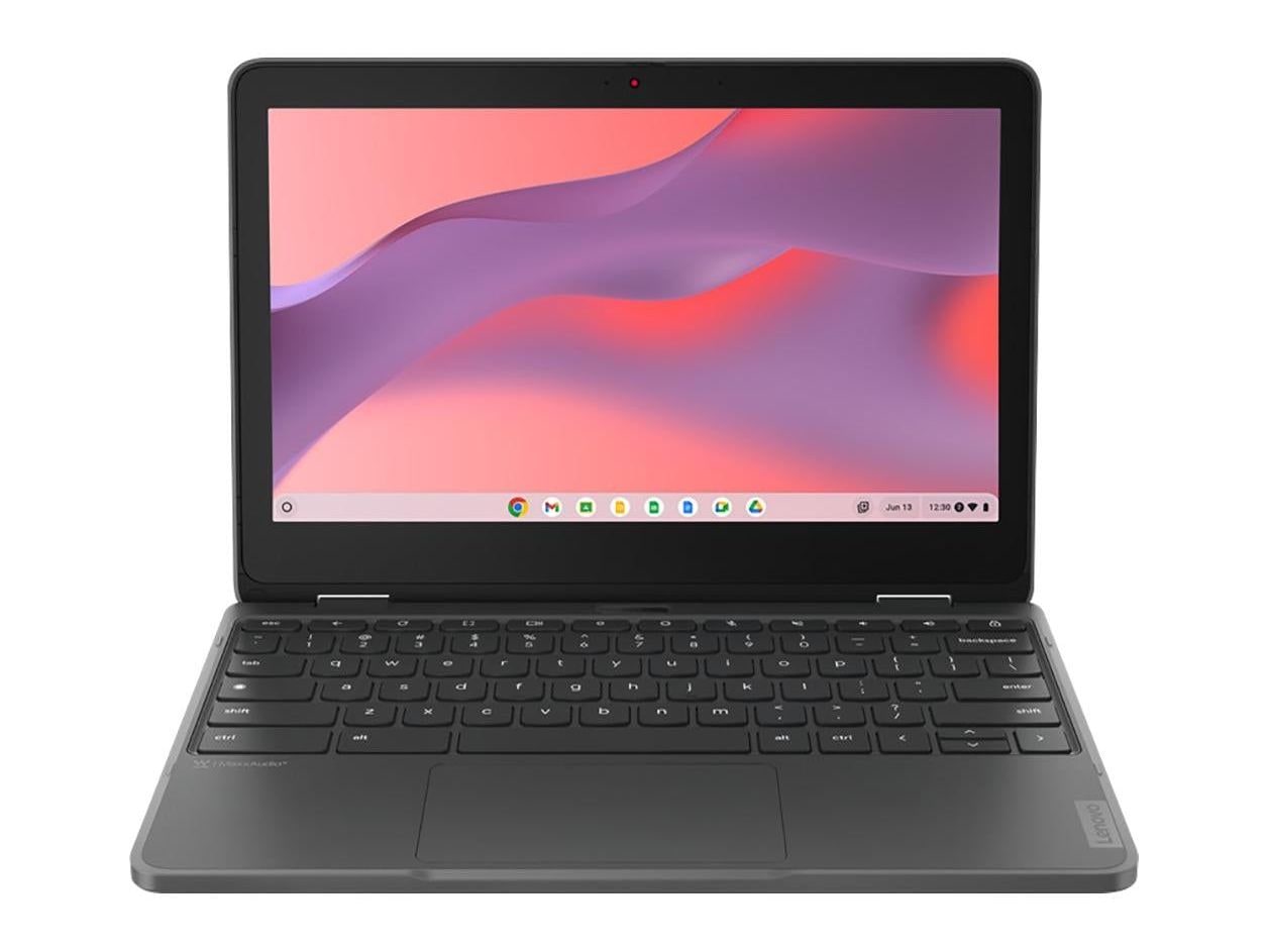 Lenovo - 300e Yoga Chromebook Gen 4 with Rear Camera 11.6" - MediaTek Kompanio 520 chip - 4GB Memory - 32GB SSD - Gray