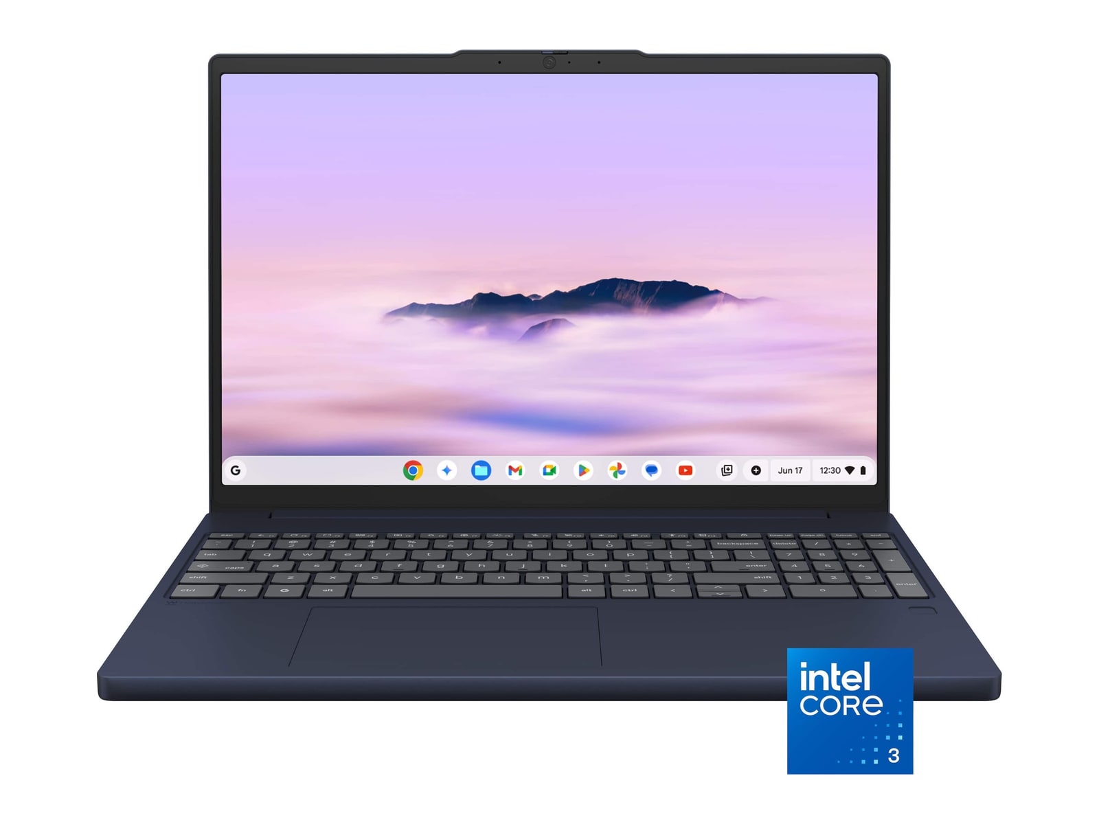 Lenovo - Chromebook Plus 15.3" - Intel Core 3 N355 chip - 8GB Memory - 128GB SSD - Blue