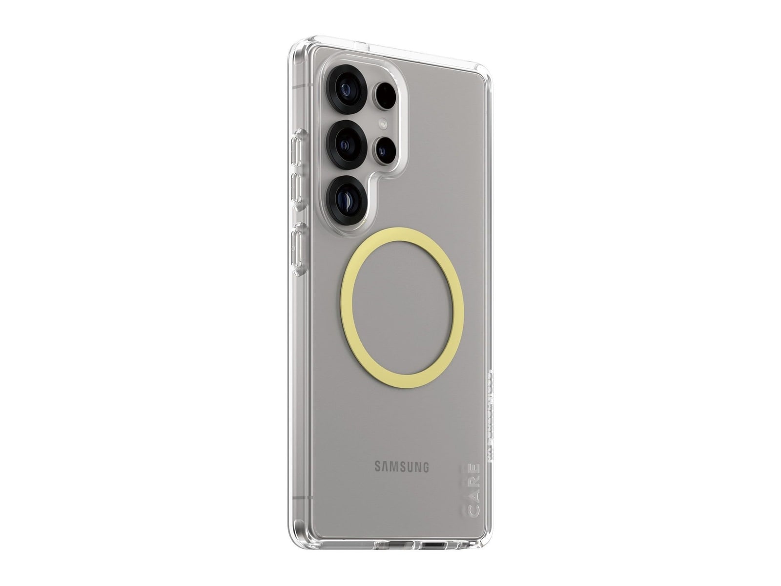 PanzerGlass - CARE Urban Combat Case Transparent w. Chardonnay Qi Compatible Samsung Galaxy S25 Ultra