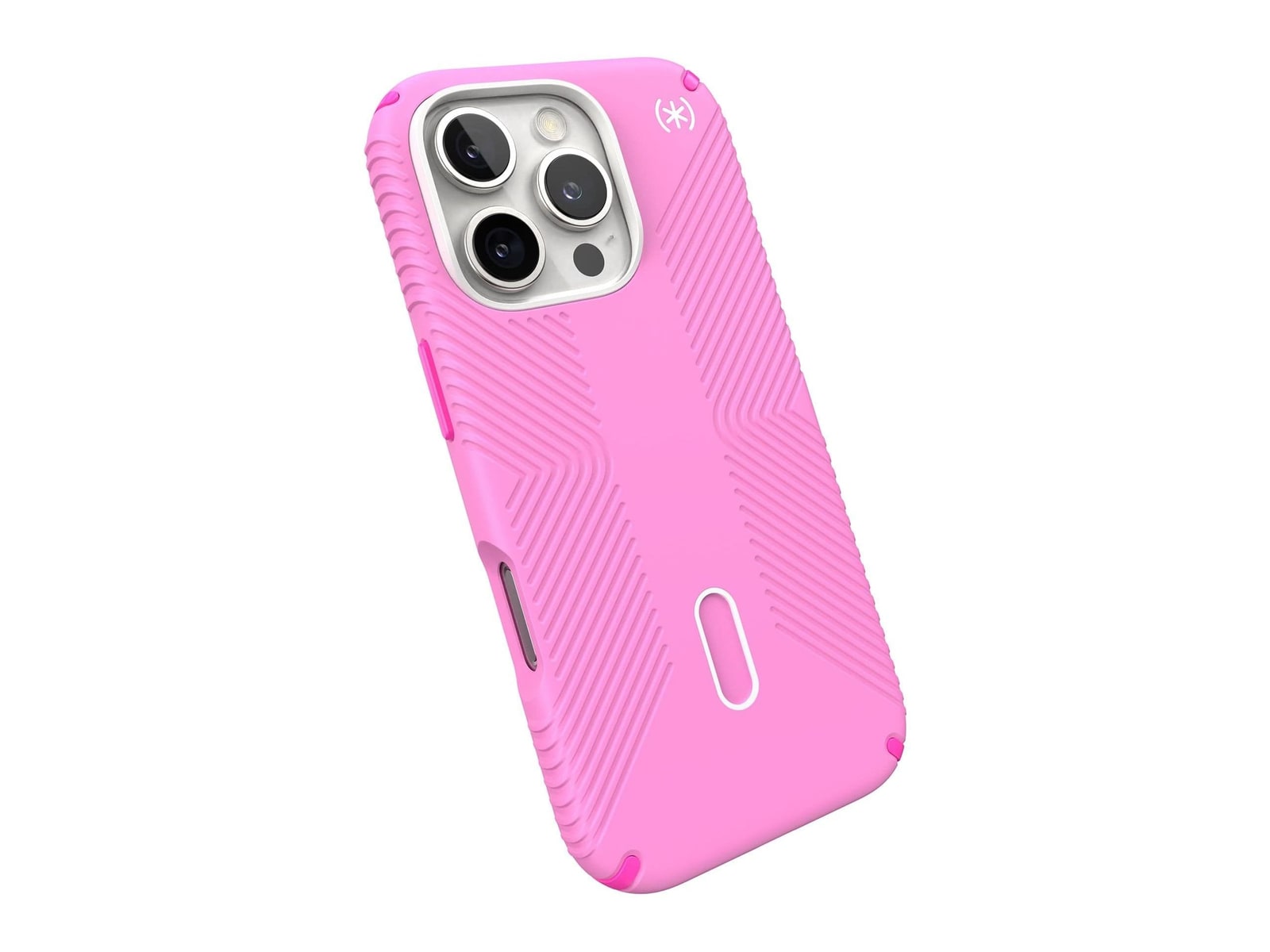 Speck - Presidio2 Grip MagSafe with ClickLock - iPhone 16 Pro - True Pink/Shocking Pink