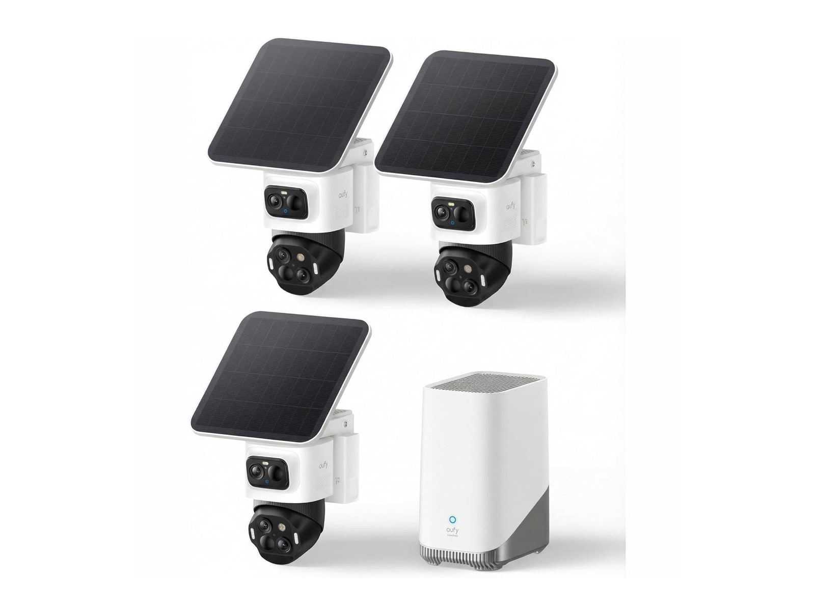 Eufy - eufyCam S4 3-Cam Kit Security Cameras