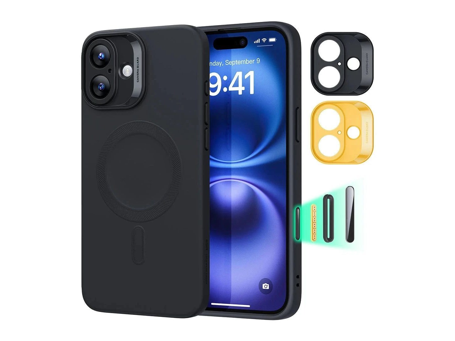 ESR - Cloud Soft Magnetic Case (Camera Control) - iPhone 16 Plus - Black
