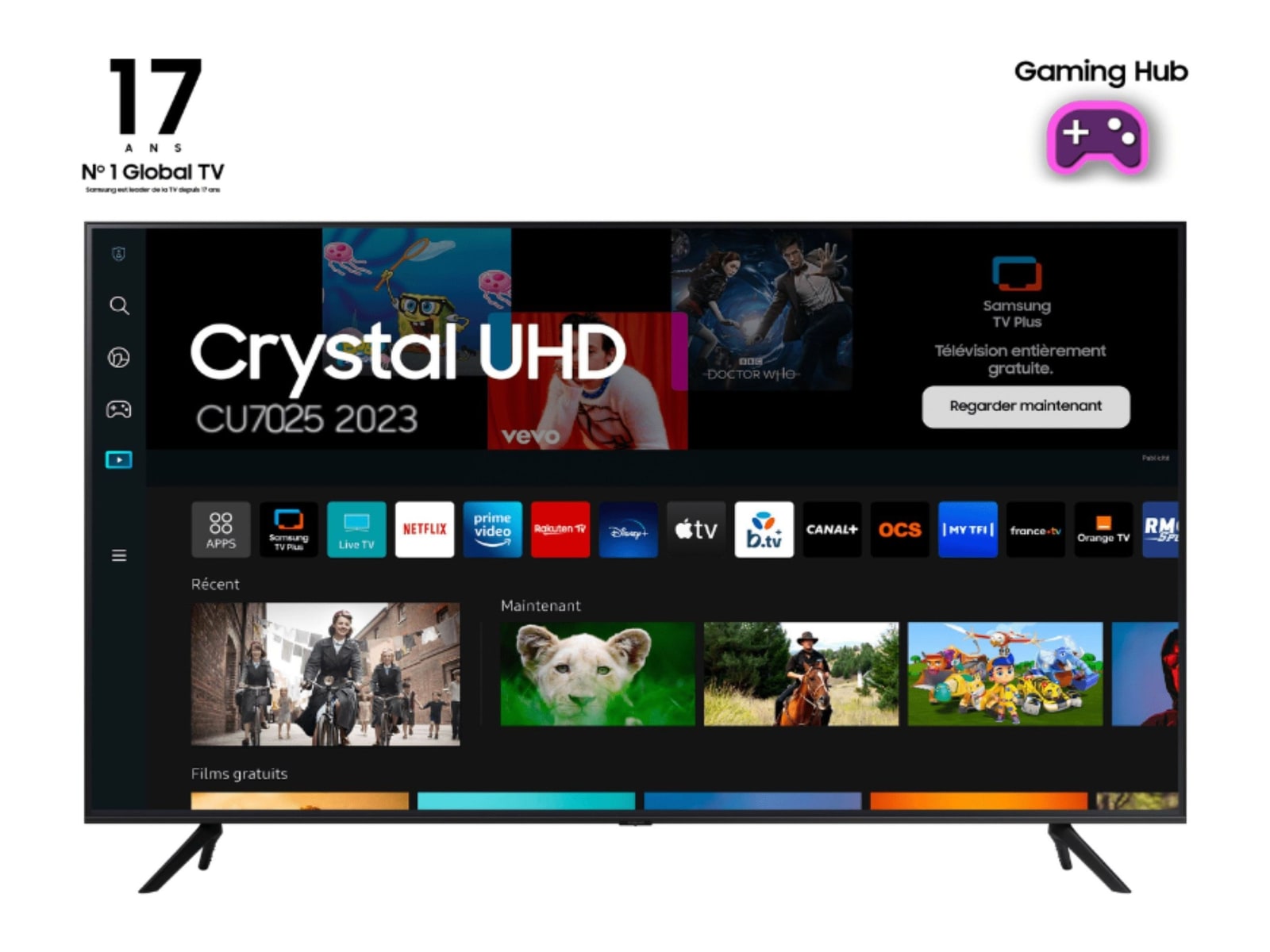 Samsung - Crystal UHD CU7025 50 inch 4K/8K TVs