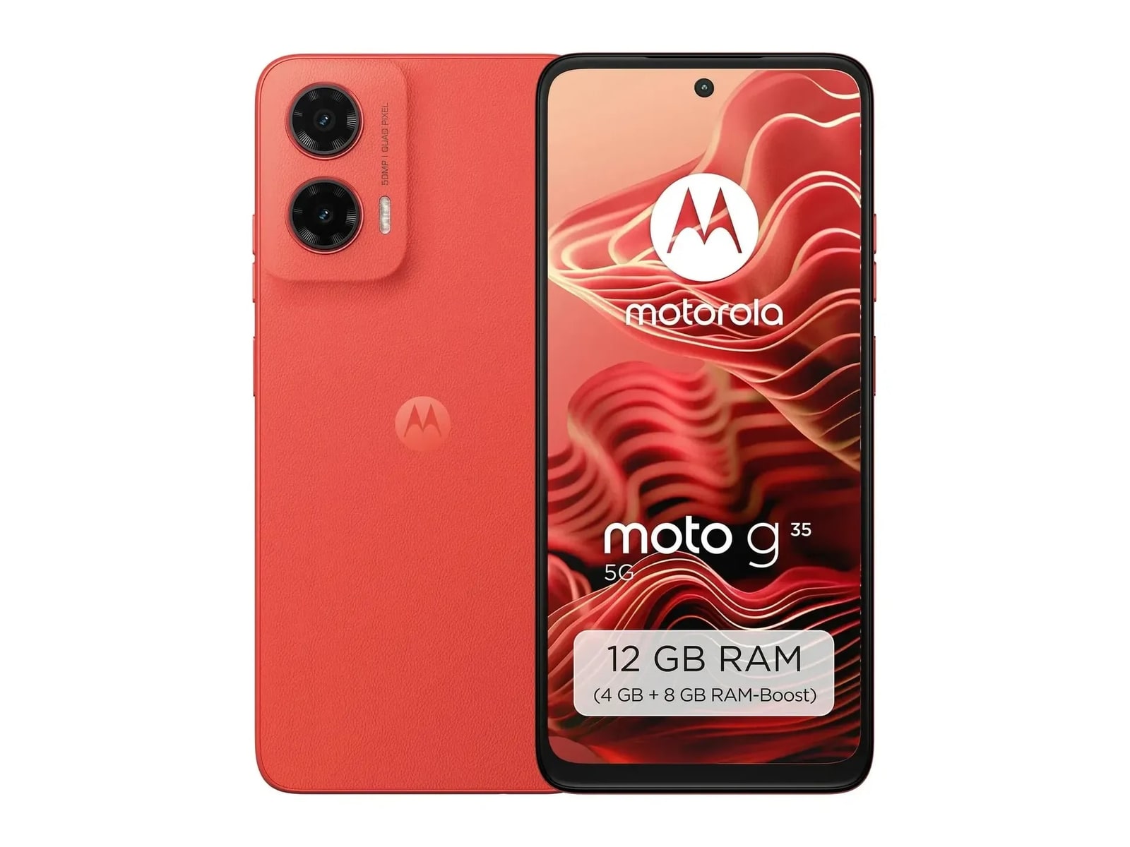Motorola - Moto G35 5G 128GB - Guava Red