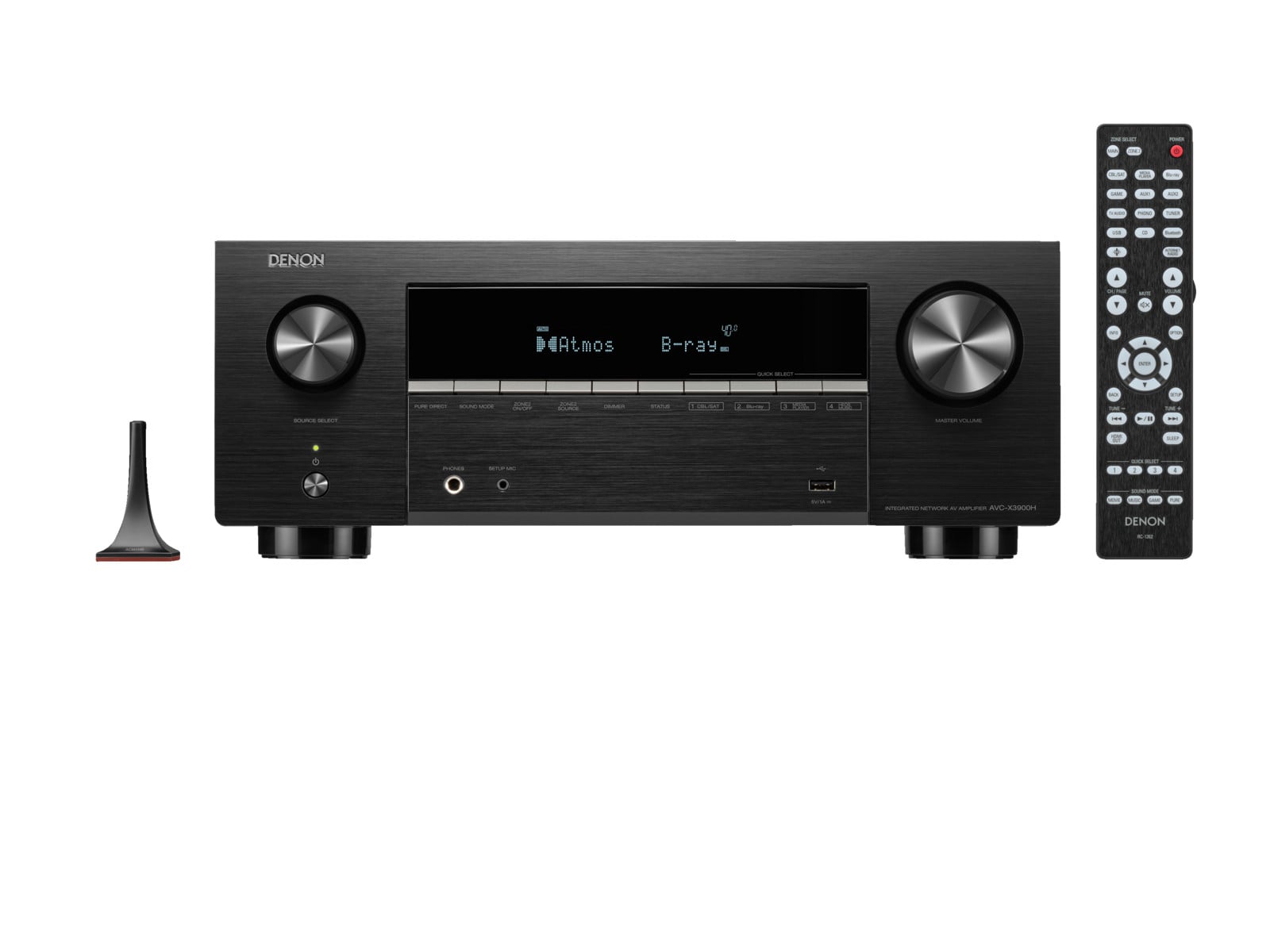 Denon - AVC-X3900H Receivers & Amplifiers - Black
