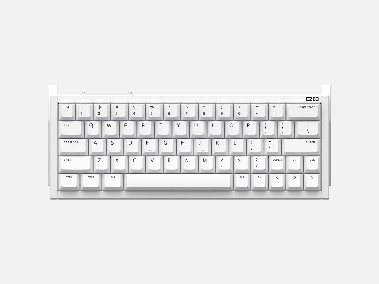 IQUNIX - EZ63 Magnetic Jade Gaming Mechanical Keyboards - White