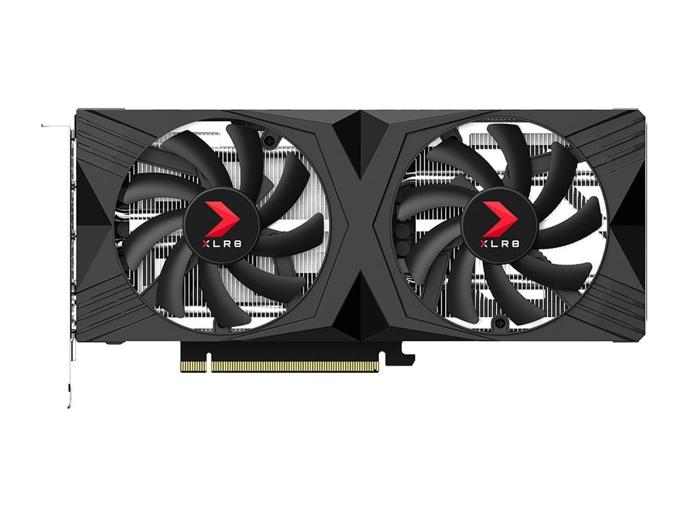 PNY - GeForce RTX 4060 Ti XLR8 Gaming VERTO OC Dual Fan 8GB Graphics Cards - PCI Express 4.0 x8