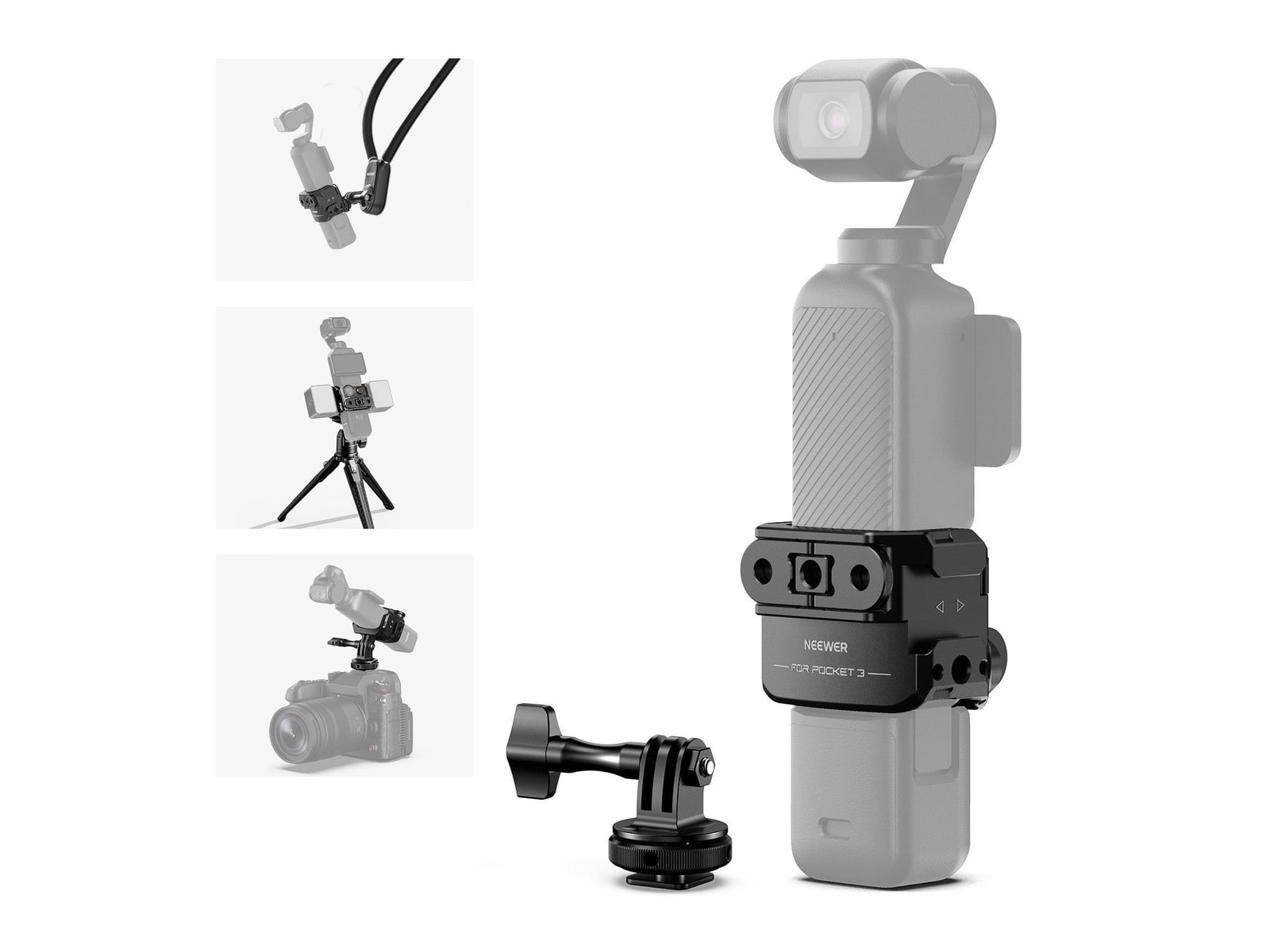 Neewer - AC009 PRO Metal Cage For DJI Osmo Pocket 3 Camera Accessories
