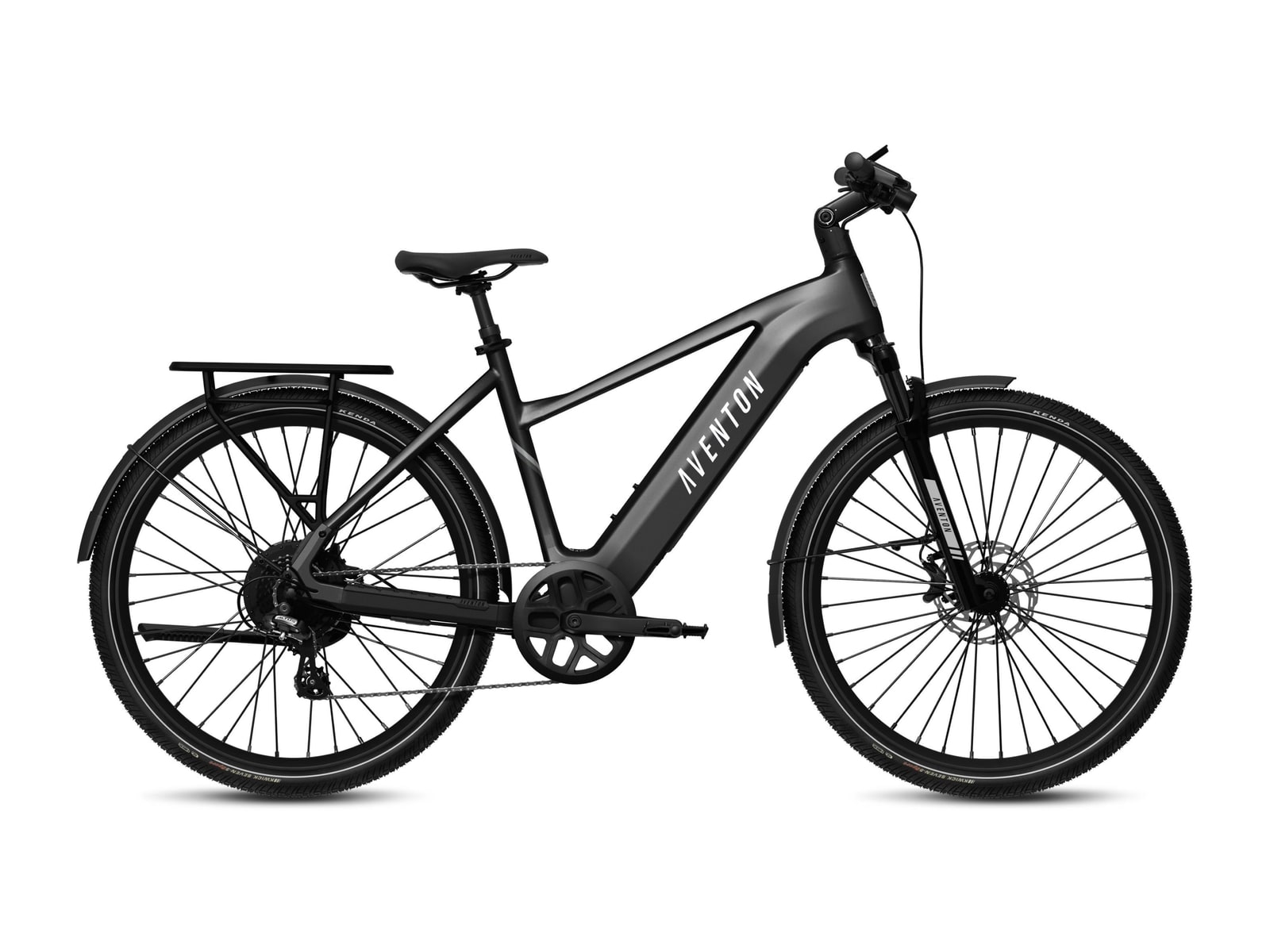 Aventon - Level 3 Regular Matte Black Electric Bikes