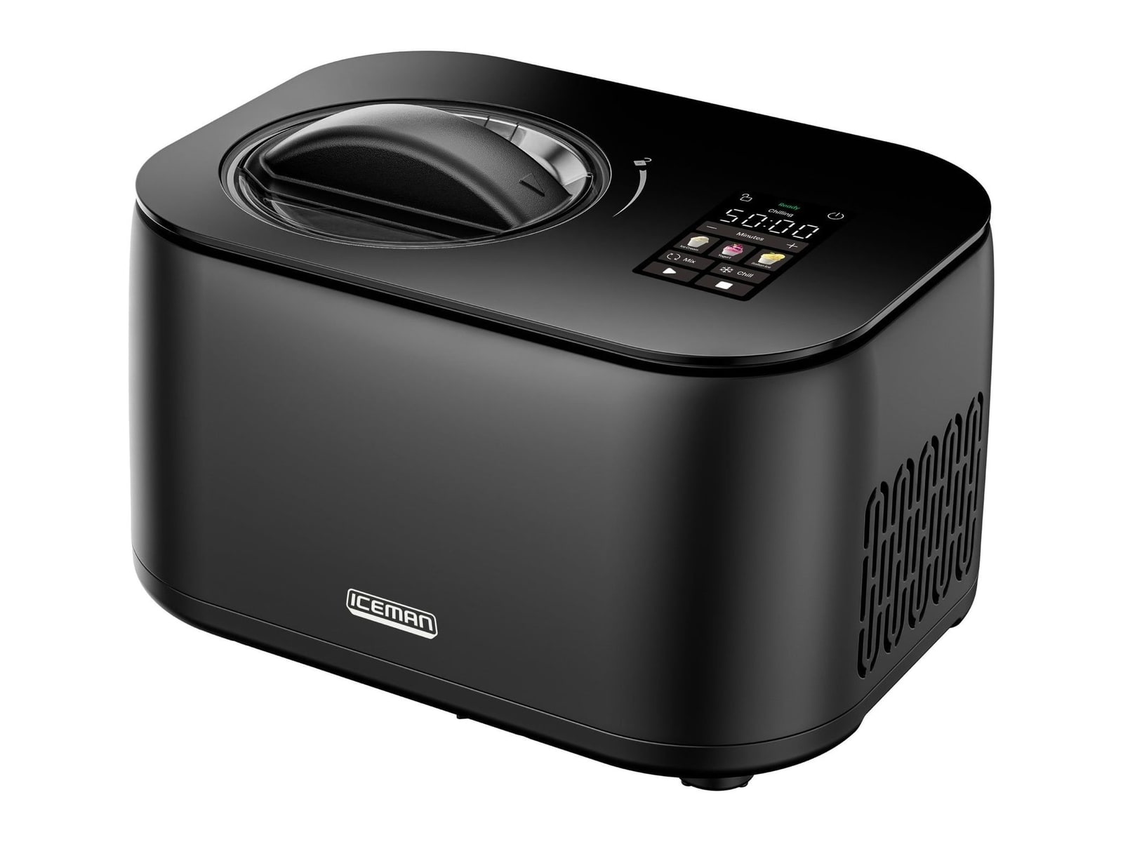 Chefman - Iceman Trio Ice Cream Maker Black Ice Cream & Slush Makers