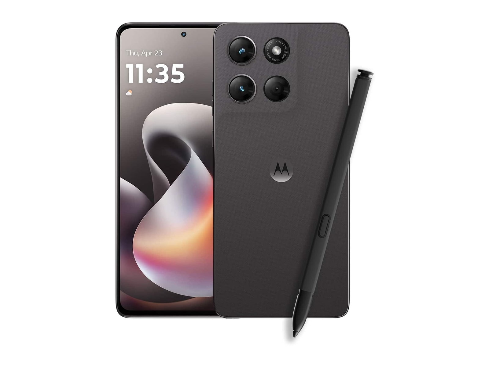 Motorola - Moto G Stylus (2026) 5G 128GB - Pantone Coal Smoke