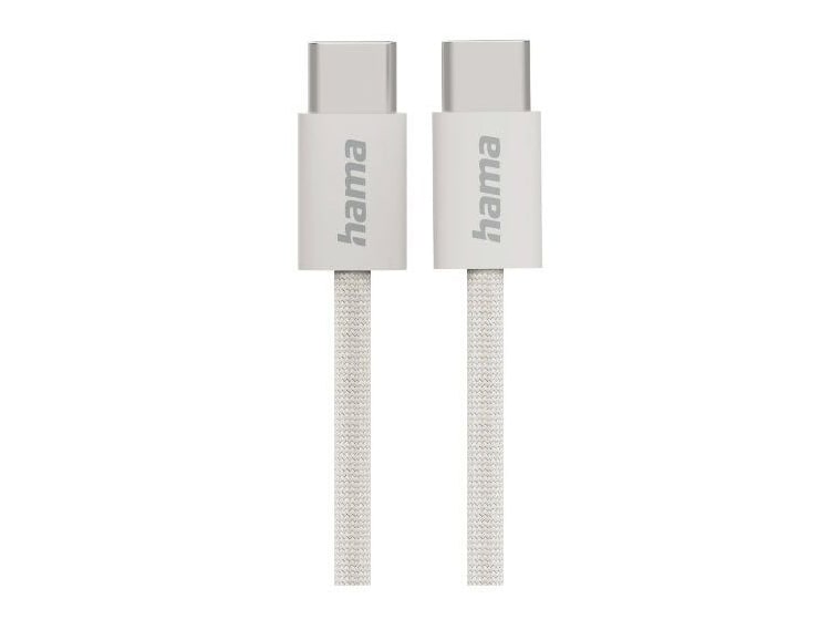 Hama - Fabric 1 m Beige USB Cables