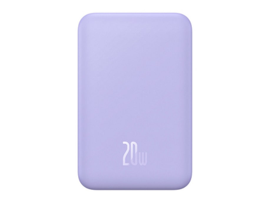 Baseus - Magnetic Mini Wireless 20W 5000mAh Purple Power Banks