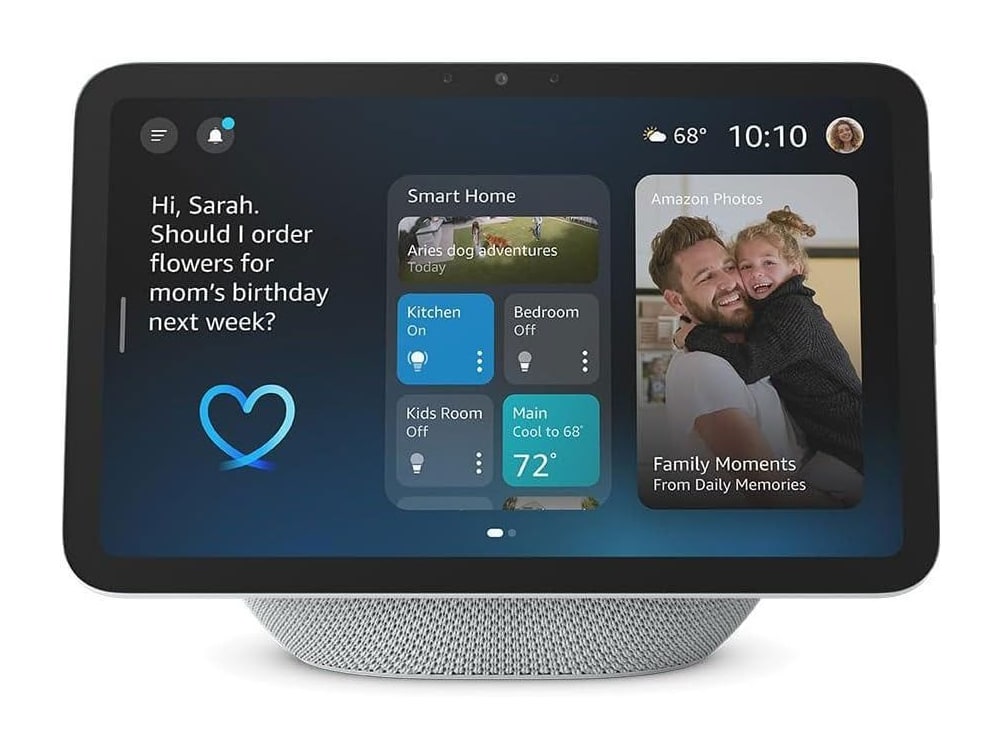 Amazon - Echo Show 8 Smart Displays - Glacier White