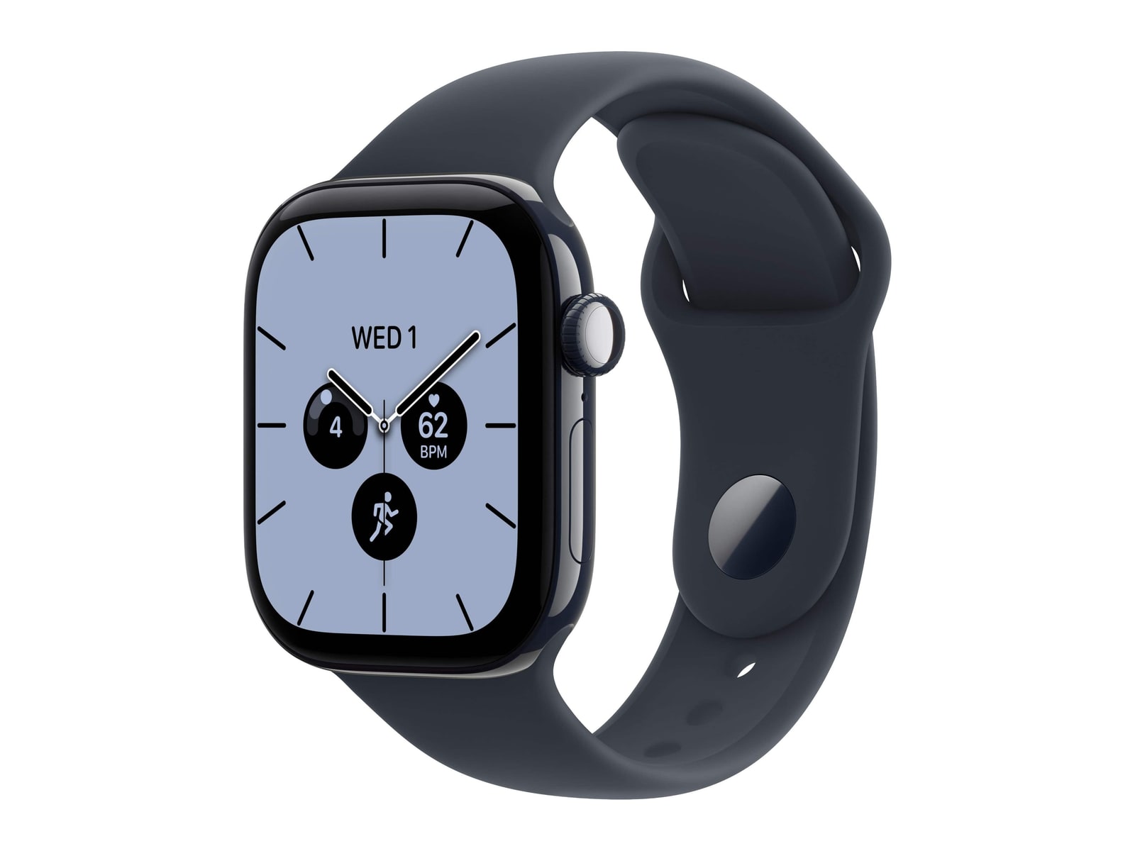 Apple Watch Series 12 GPS + Cellular 42mm Night Blue Ceramic Case with Navy Blue Sport Band - S/M