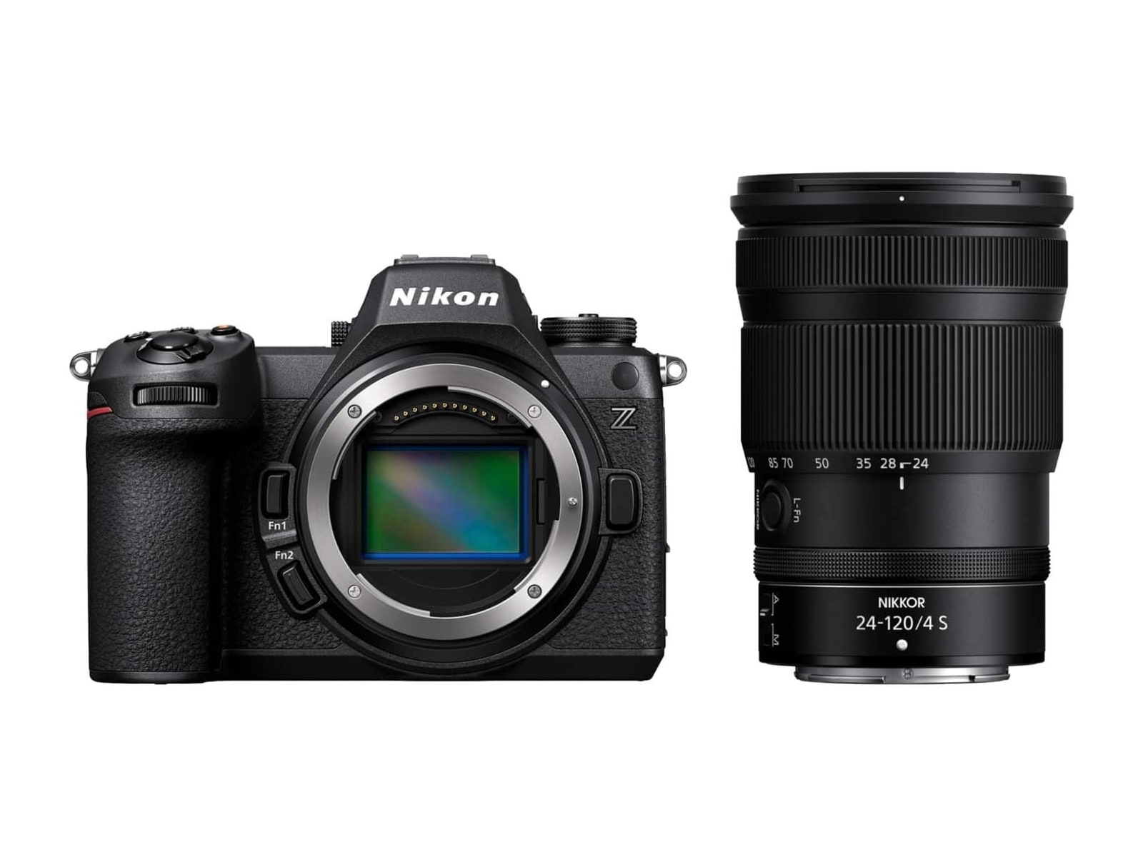 Nikon - Z6III 24.5MP Mirrorless Cameras with 24-120mm f/4 S Lens - Black