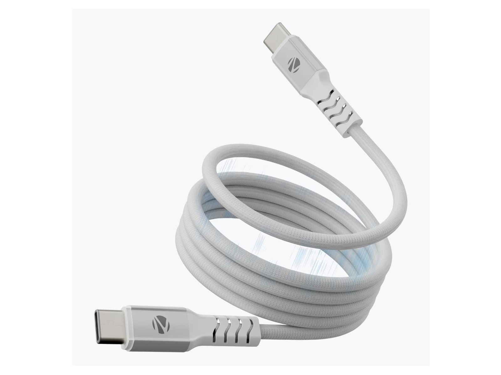Zebronics - Zeb WATTZ 60MCC1 White USB-C Cables