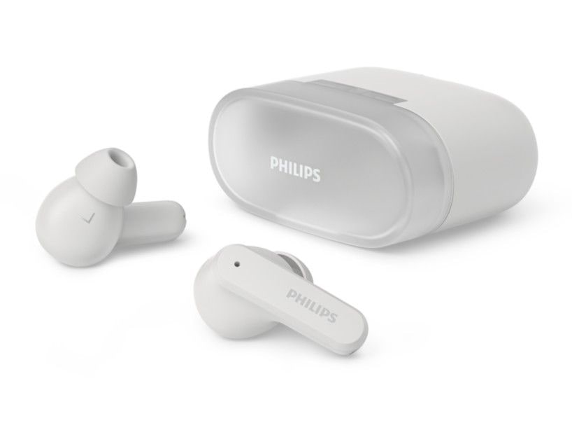 Philips - TAT2000 Bluetooth 5.4 True Wireless Earbuds - White (EU)