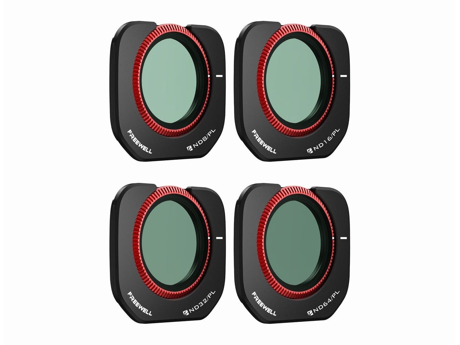 Freewell - Insta360 Luna Pro Bright Day ND/PL Filter Kit 4 Pack Camera Accessories