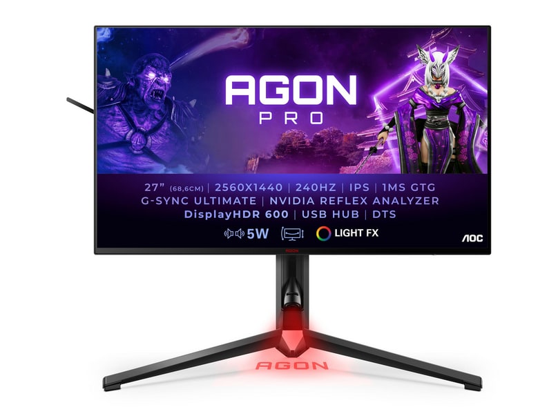 AOC - 27" AG274QS QHD 300Hz Gaming Monitors (EU)