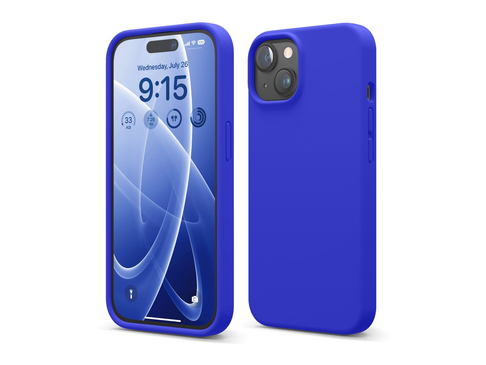 elago - Premium Silicone Case - iPhone 15 - Cobalt Blue