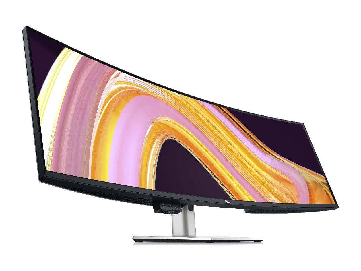 Dell - 49" U4924DW 5120x1440 60Hz Curved Monitors - Black