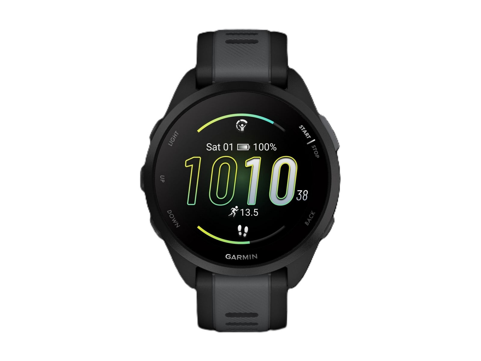 Garmin - Forerunner 165 Music Smart Watches - Black/Gray