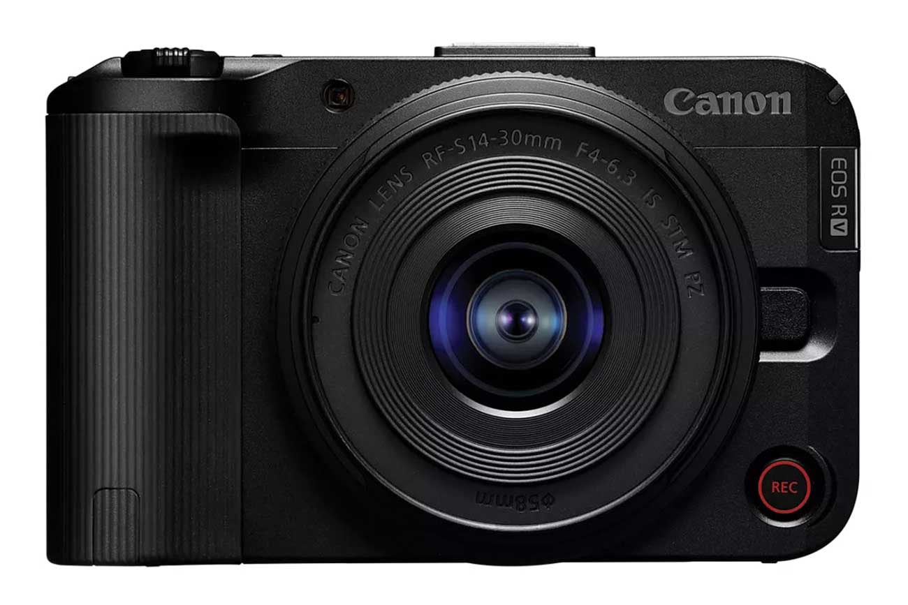 Canon - EOS R50 V 24 MP Mirrorless Cameras RF-S14-30mm PZ Lens Kit - Black