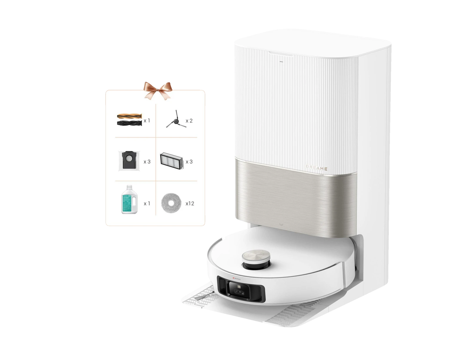 Dreame - X50 Ultra Complete White Vacuum Cleaners