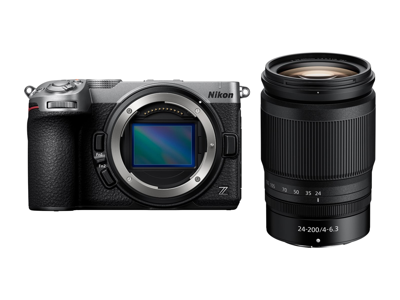 Nikon - Z5IIC 24.5MP Mirrorless Cameras with 24-200mm f/4-6.3 VR Lens - Silver