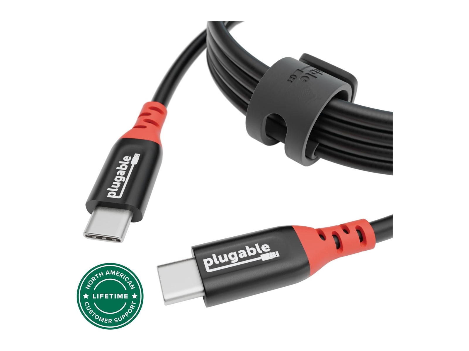 Plugable - USB-C Cable Data Blocker Charge Only 240W USB-C Cables
