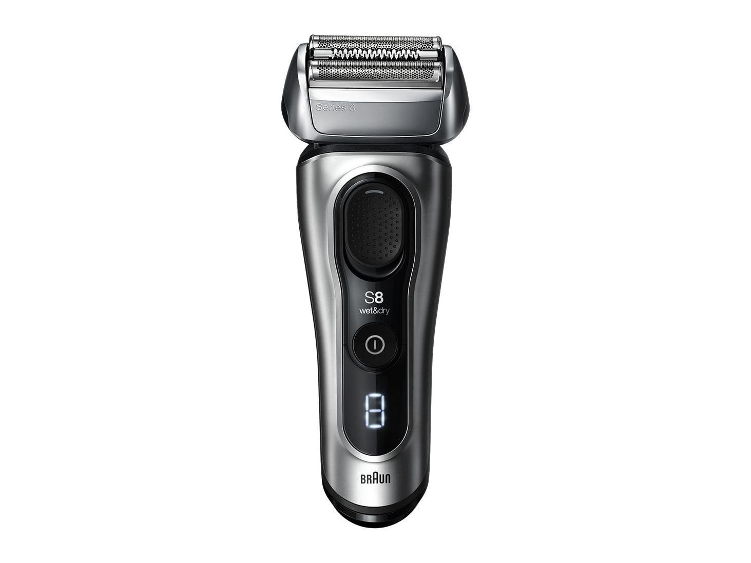 Braun - Series 8 Electric Shaver with 5-in-1 SmartCare Center Galvano Silver Electric Shavers
