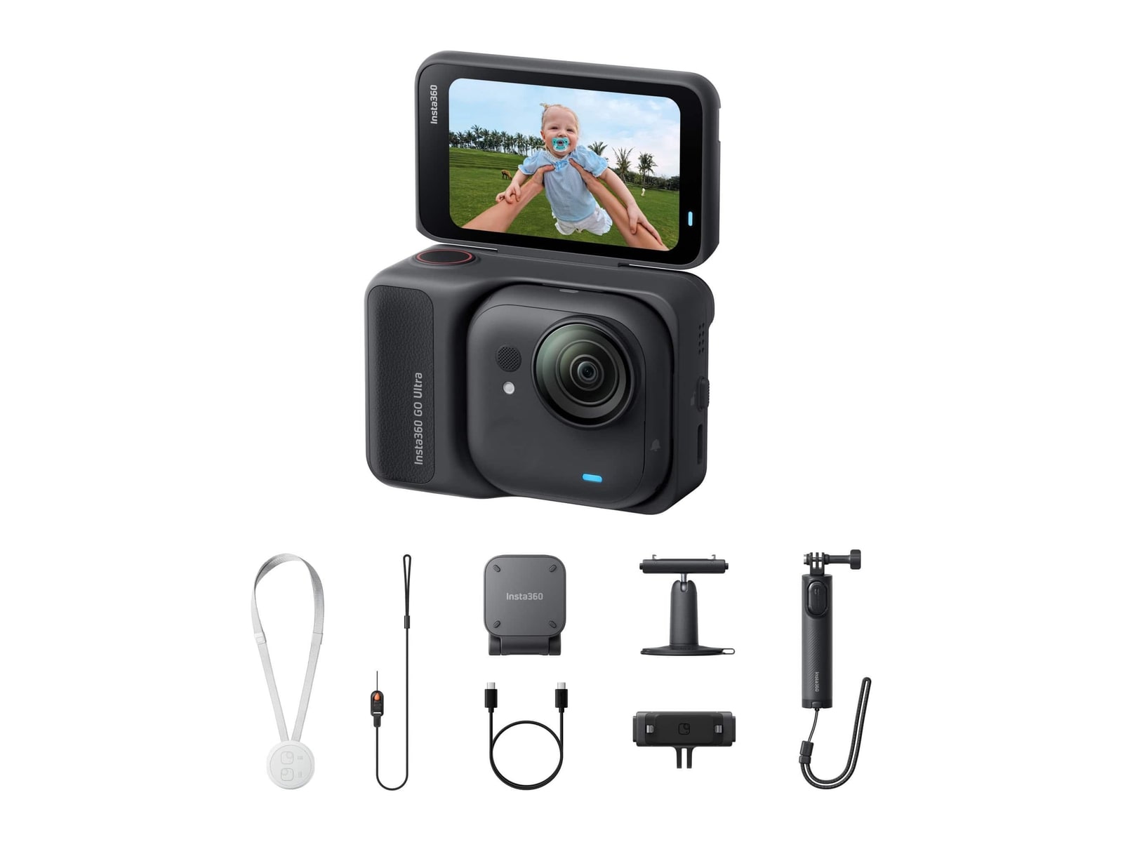 Insta360 - GO Ultra 4K Action Cameras Creator Bundle - Black