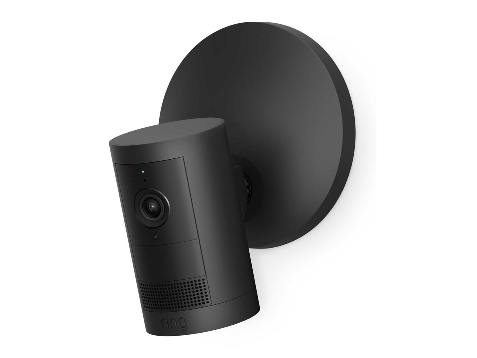 Ring - Outdoor Cam Plus (PoE+) with 2K Video and Ring Vision, Low-Light Sight, and Mount-Anywhere Versatility Black Security Cameras