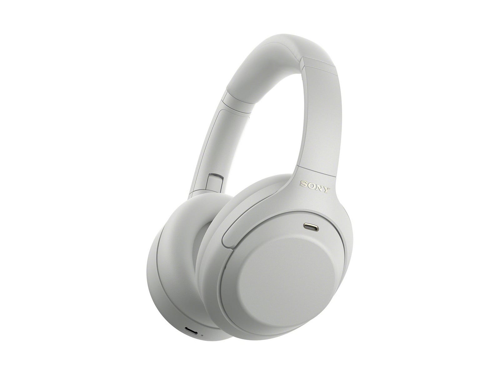 Sony - WH-1000XM4C Bluetooth 6.0 Noise Cancelling Headphones - Platinum Silver