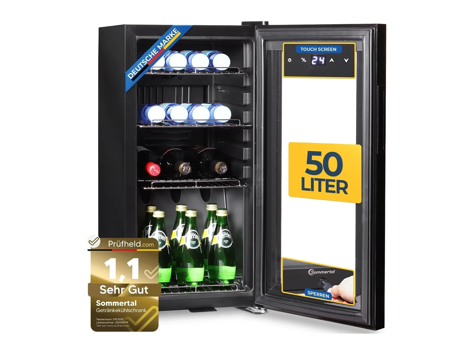 Sommertal - GK50 Black Refrigerators