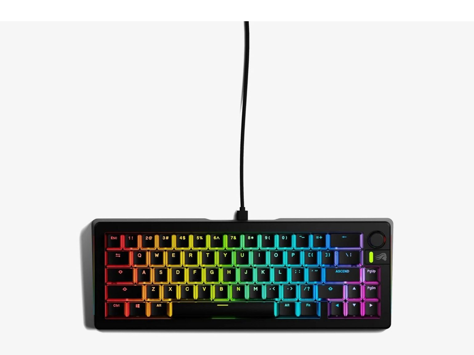 Glorious - GMMK 3 Prebuilt 65% Mechanical Keyboards - Black