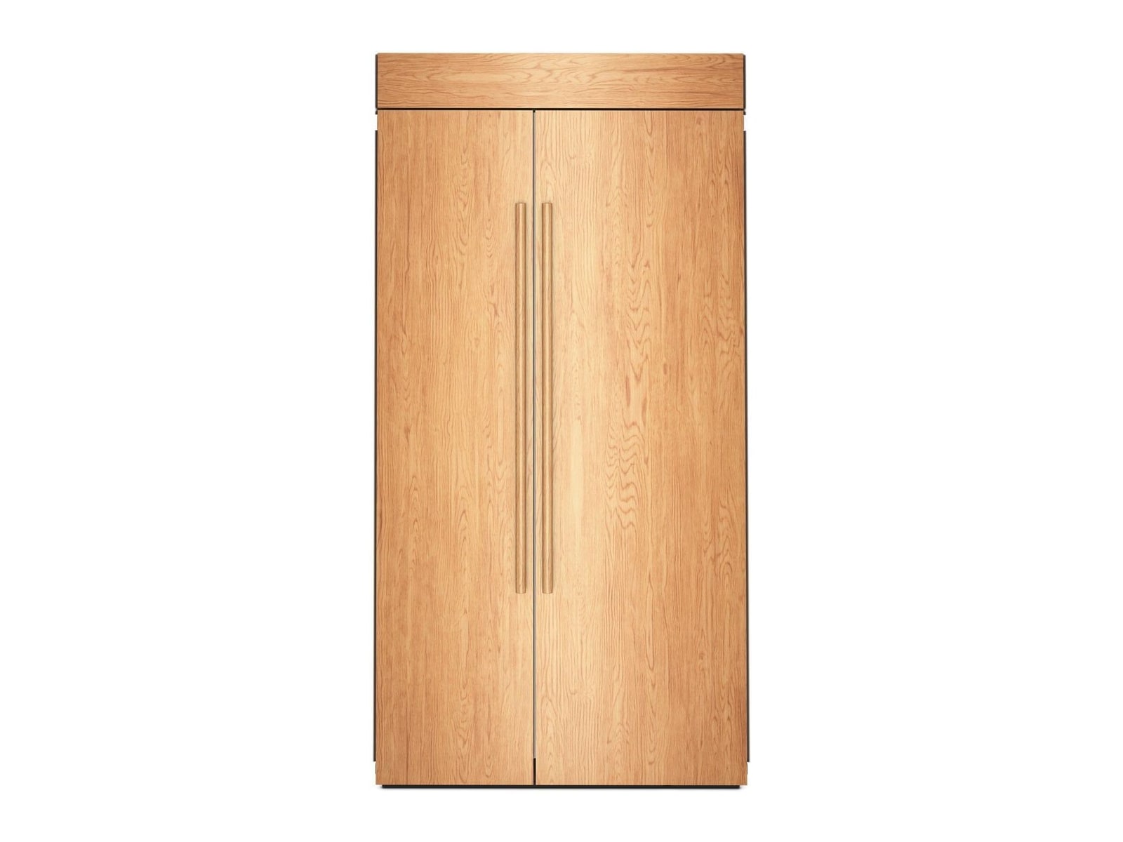 KitchenAid - 25.5 Cu. Ft. Built-In Side-by-Side Refrigerator 42-Inch Wide Custom Panel Refrigerators
