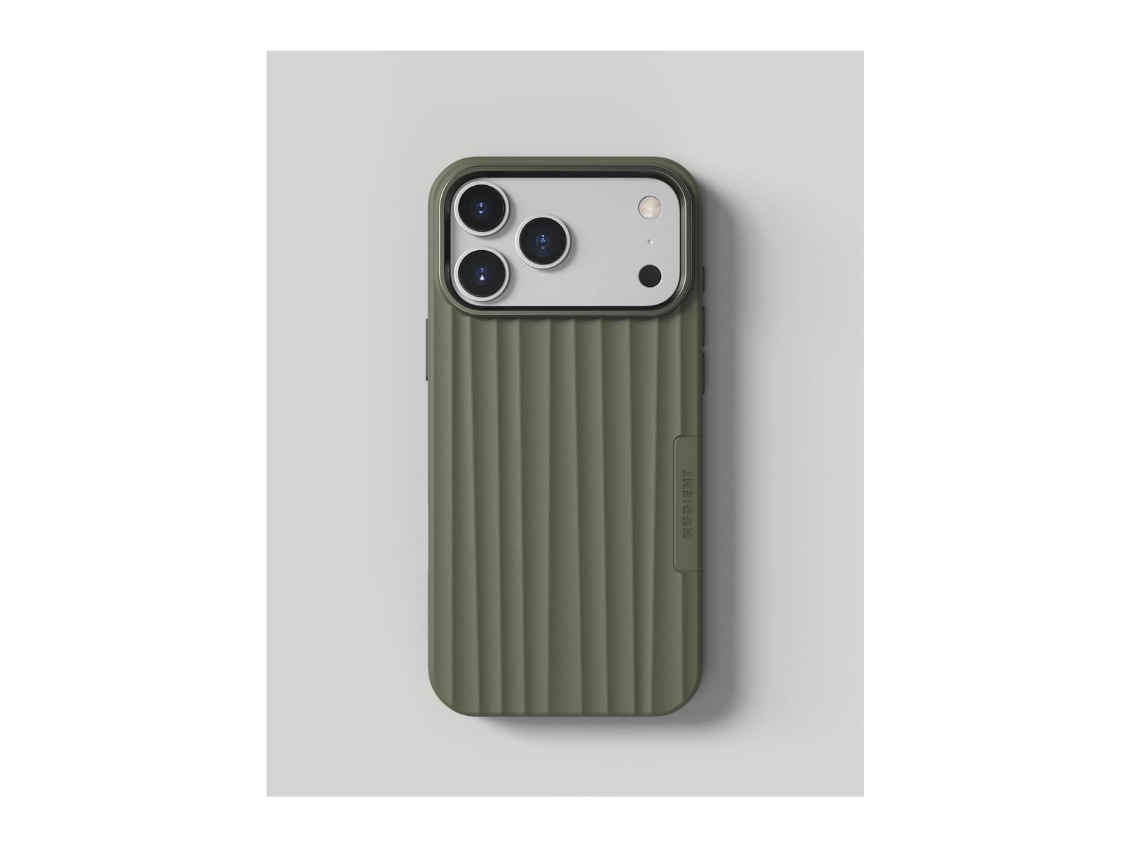 Nudient - Bold Case with MagSafe for iPhone 18 Pro Max - Olive Green