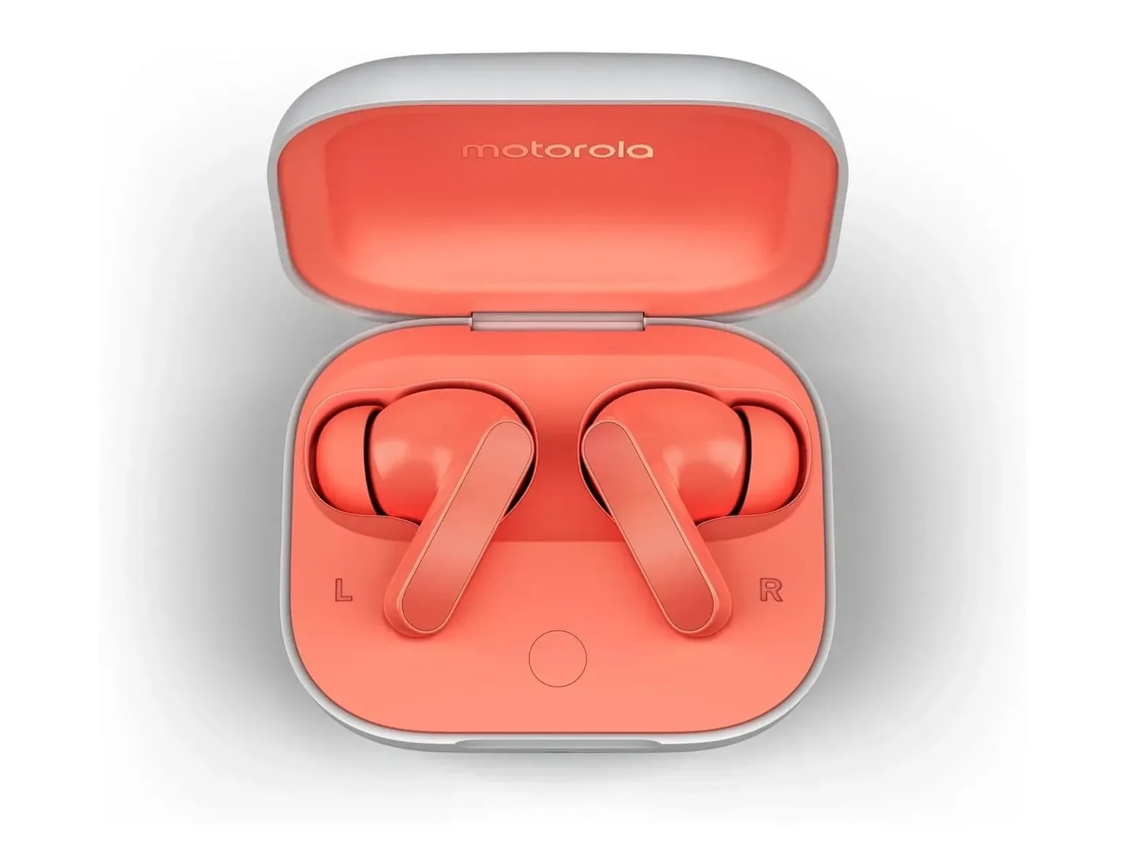 Motorola - Moto Buds Bluetooth True Wireless Earbuds - Coral Peach