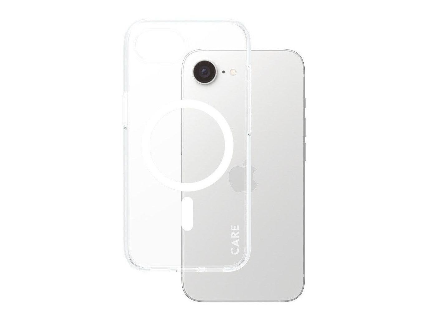 PanzerGlass - CARE Urban Combat Case Transparent w. White Qi Compatible iPhone 17e