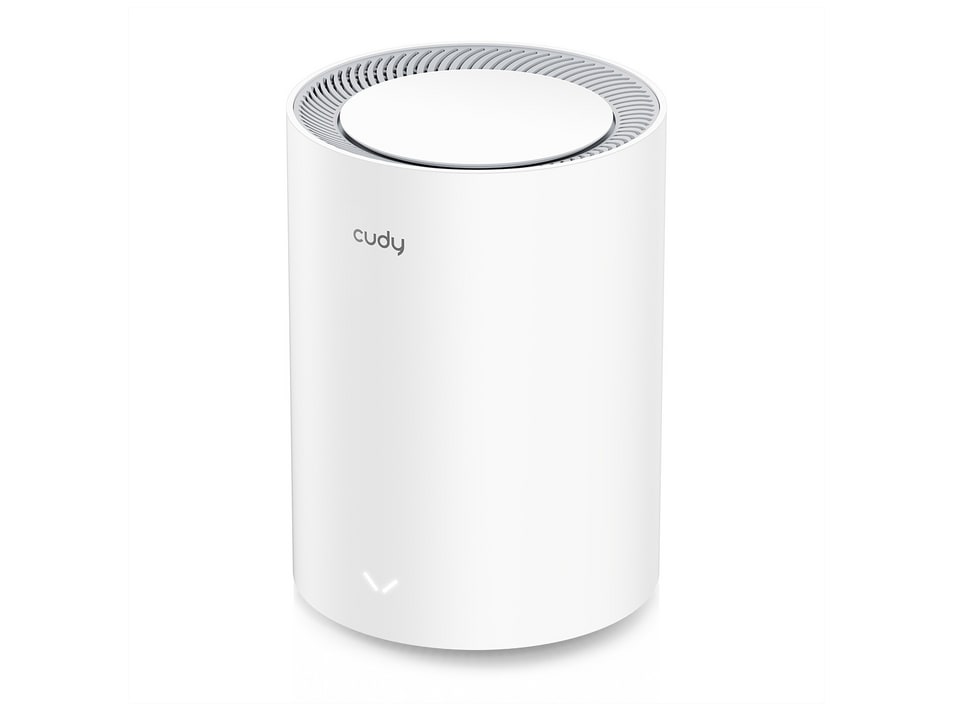 Cudy - M3000 2.0 AX3000 2.5G Mesh Wi-Fi 6 System (1-Pack) Dual-Band Wi-Fi 6 (802.11ax) Mesh Wi-Fi Systems