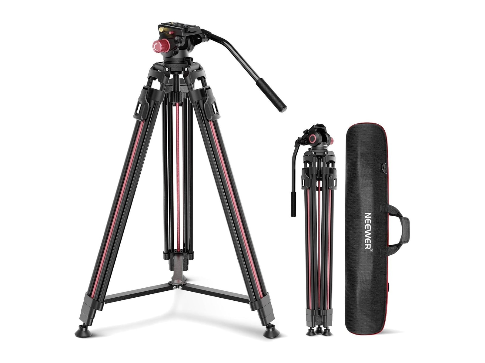 Neewer - LL38 79" Professional Video Tripod Camera Accessories