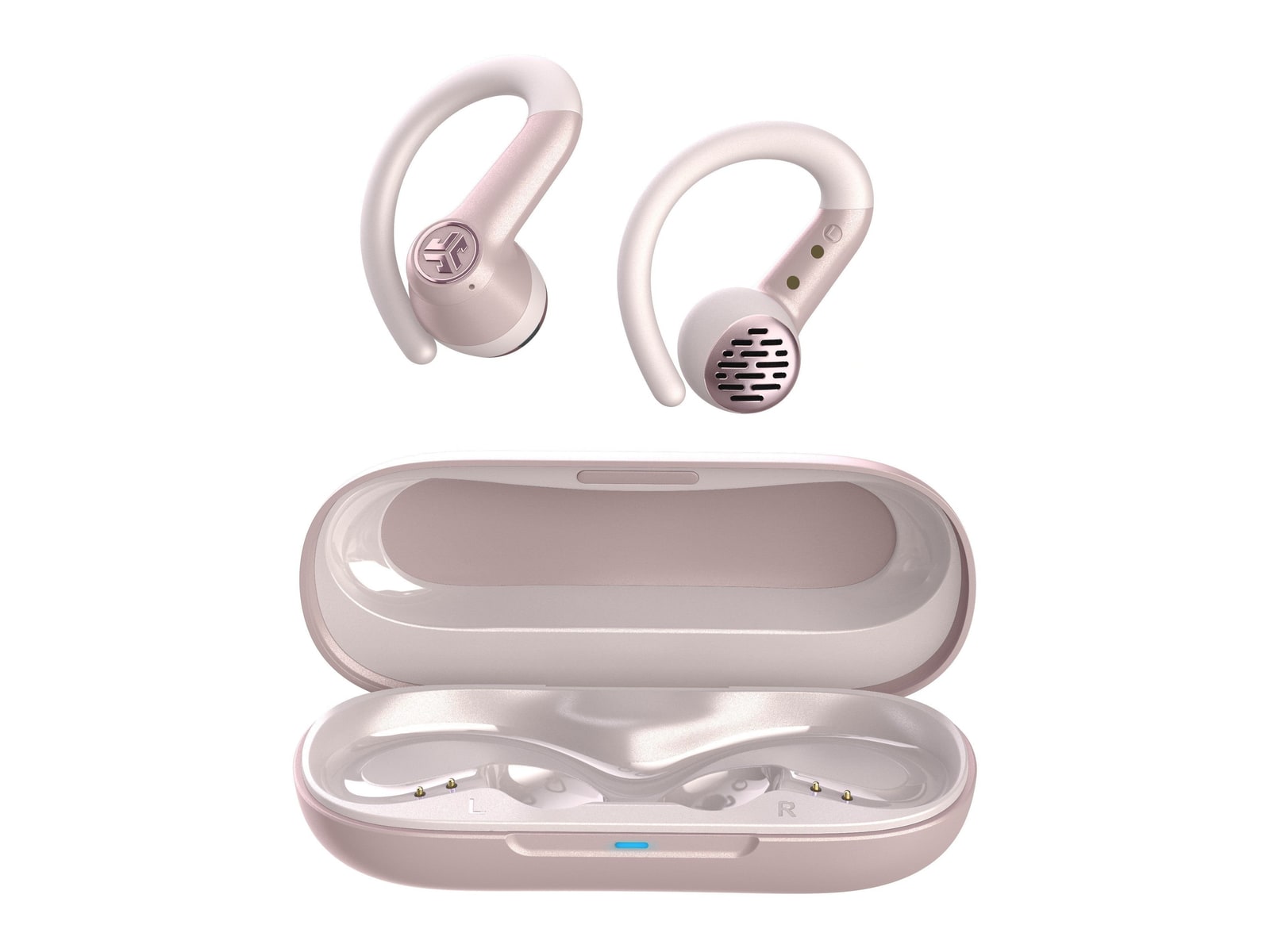 JLab - JBuds Open Sport 2 True Wireless Earbuds - Dusty Rose