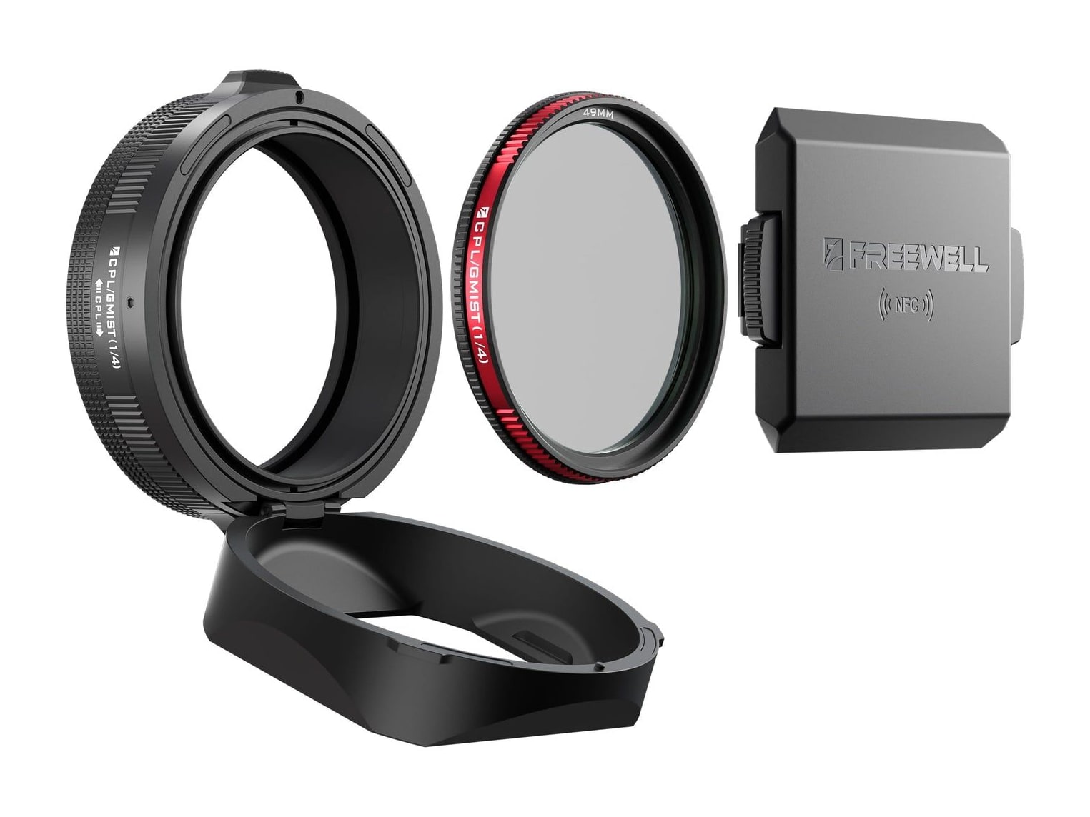 Freewell - Fuji X100VI Real Lens Hood Black Camera Accessories - Black